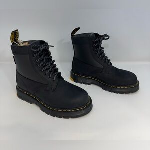 Dr. Martens 1460 Trinity Boots Waterproof Wintergrip SoftWair Black Unisex M4/W5
